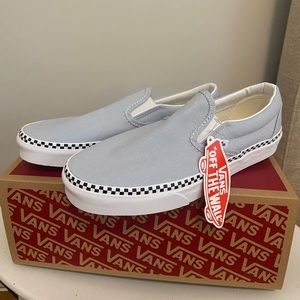 Gray Checkerboard Vans